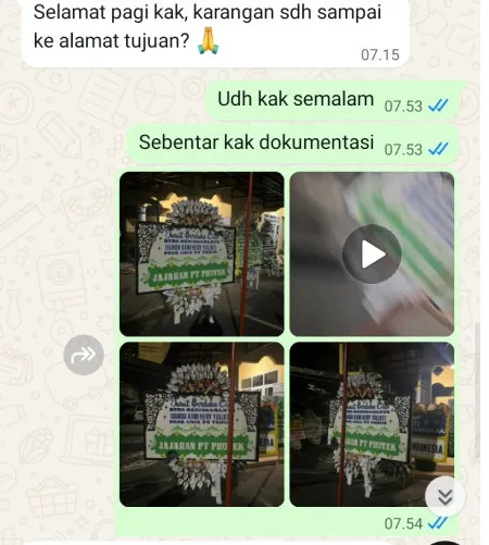 Pengiriman Papan Bunga Selamat Karawang