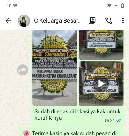 Pengiriman Papan Bunga Duka Karawang