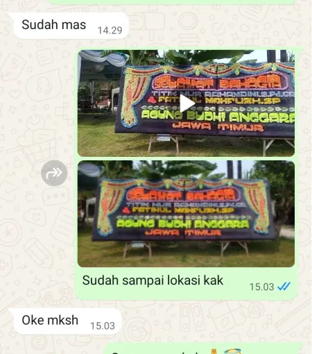 Pengiriman Papan Bunga Karawang