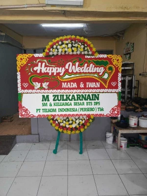 Papan Bunga di Karawang