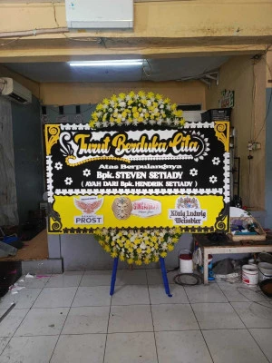 Papan Bunga di Karawang