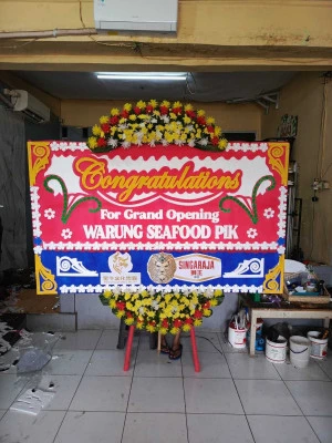 Papan Bunga di Karawang